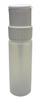 NPY Plastic Pump Black/White, 118 мл. - пластиковая помпа для жидкостей с насосом, чёрная/белая.