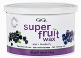 50312 GiGi Super Fruit Wax Acai+Blueberry, 396 г. - Фруктовый воск с экстрактами черники и асаи