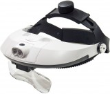 Очки-бинокулярная лупа с LED подсветкой 1X - 6X увеличения Magnifier 81001-H