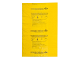Пакет п/э мусорный ПНД 33*30см для сбора медицинских отходов класса Б, желтый (100шт.)