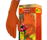 Перчатки нитриловые BENOVY особопрочные с ромбовидной текстурой